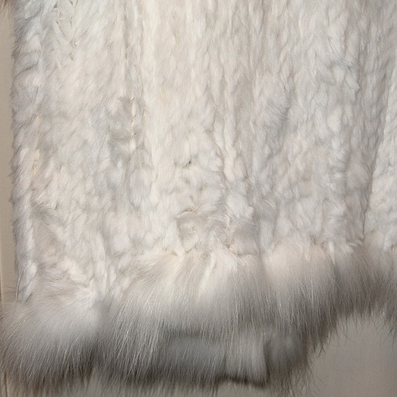 Belle Fare Vintage rabbit fox fur vest - Picture 8 of 11